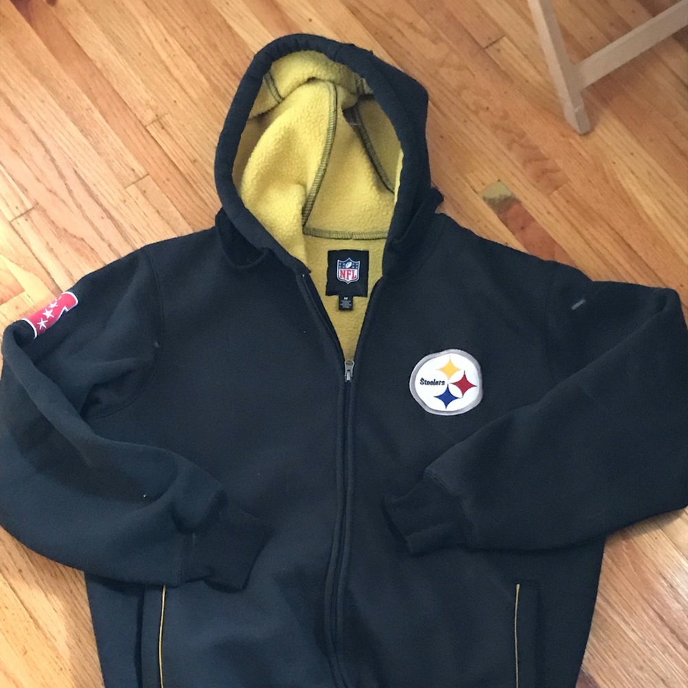 Heavy Pittsburgh Steelers zip hoodie